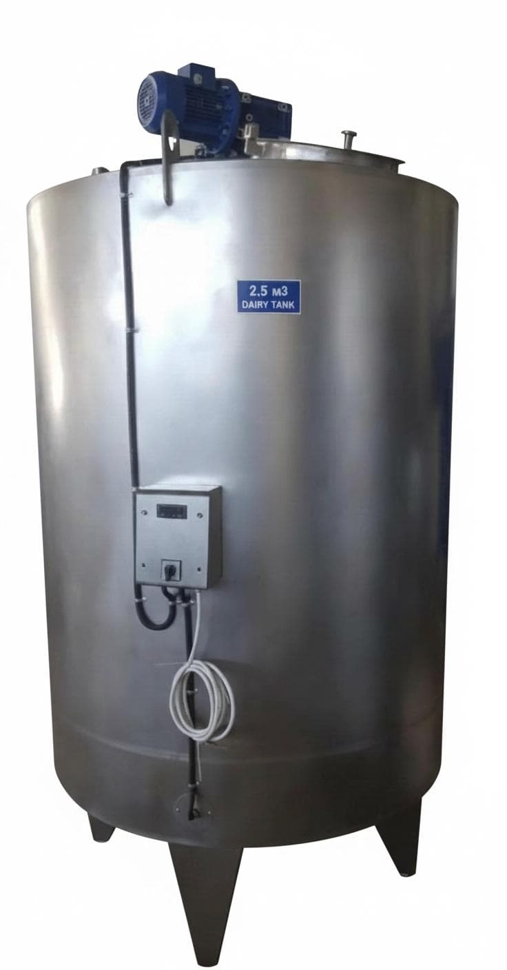 Ёмкости из нержавеющей стали 2–3 м³